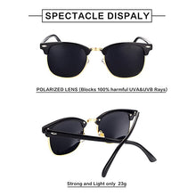 Load image into Gallery viewer, 2023 Retro Polarized Sunglasses for Men and Women Semi-Rimless Frame Driving Square Sun glasses 100% UV Blocking