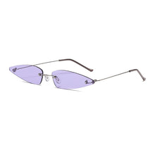 Load image into Gallery viewer, 2023 Rimless Sun Glasses Women Brand Designer Sunglasses Steampunk Vintage Sunglasses UV400 Shades Eyeglasses Women Retro