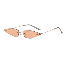 Load image into Gallery viewer, 2023 Rimless Sun Glasses Women Brand Designer Sunglasses Steampunk Vintage Sunglasses UV400 Shades Eyeglasses Women Retro
