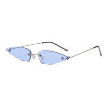 Load image into Gallery viewer, 2023 Rimless Sun Glasses Women Brand Designer Sunglasses Steampunk Vintage Sunglasses UV400 Shades Eyeglasses Women Retro