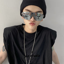 Carica l'immagine nel visualizzatore di Gallery, 2023  Rimless Sunglasses Men Women Men's Personality Hip-hop European And American Trend Diamond
