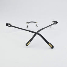 Load image into Gallery viewer, 2023 Rimless glasses frame men myopia prescription eye glasses frames for women design Brand Square spectacles Nerd