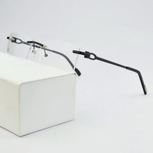Load image into Gallery viewer, 2023 Rimless glasses frame men myopia prescription eye glasses frames for women design Brand Square spectacles Nerd