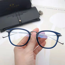 Load image into Gallery viewer, 2023 Round Glasses Frame Eyewear Men Trendy Pure Titanium Ultra-light Eyeglass Transparent Gray Myopia Optical Lens Reading