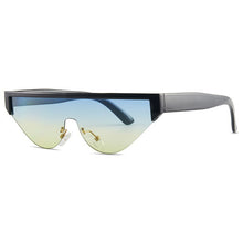 Load image into Gallery viewer, 2023 Semi-Rimless Cat Eye Sunglasses Women Gradient Rectangle Sun Glasses Men Brand Designer Future Vintage Eyewear