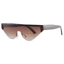 Load image into Gallery viewer, 2023 Semi-Rimless Cat Eye Sunglasses Women Gradient Rectangle Sun Glasses Men Brand Designer Future Vintage Eyewear
