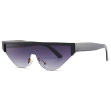 Load image into Gallery viewer, 2023 Semi-Rimless Cat Eye Sunglasses Women Gradient Rectangle Sun Glasses Men Brand Designer Future Vintage Eyewear