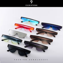 Load image into Gallery viewer, 2023 Semi-Rimless Cat Eye Sunglasses Women Gradient Rectangle Sun Glasses Men Brand Designer Future Vintage Eyewear