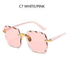 Load image into Gallery viewer, 2023 Square Sunglasses Women  Brand Designer Frame Transparent Gradient Sun Glasses Female Oculos De Sol Feminino
