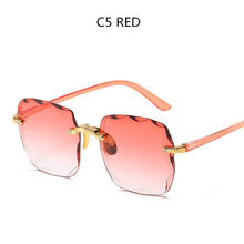 Load image into Gallery viewer, 2023 Square Sunglasses Women  Brand Designer Frame Transparent Gradient Sun Glasses Female Oculos De Sol Feminino