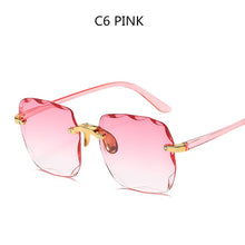 Load image into Gallery viewer, 2023 Square Sunglasses Women  Brand Designer Frame Transparent Gradient Sun Glasses Female Oculos De Sol Feminino