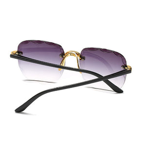 2023 Square Sunglasses Women  Brand Designer Frame Transparent Gradient Sun Glasses Female Oculos De Sol Feminino