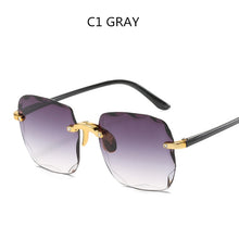 Load image into Gallery viewer, 2023 Square Sunglasses Women  Brand Designer Frame Transparent Gradient Sun Glasses Female Oculos De Sol Feminino