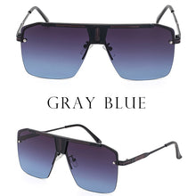 Load image into Gallery viewer, 2022  Style Rimless  Square Man Sunglasses  Tide Two-Tone Sunglasses Women Big Box Vintage Glasses Lentes De Sol