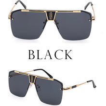 Load image into Gallery viewer, 2022  Style Rimless  Square Man Sunglasses  Tide Two-Tone Sunglasses Women Big Box Vintage Glasses Lentes De Sol