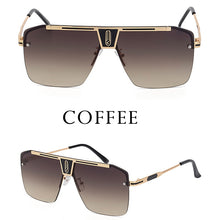 Load image into Gallery viewer, 2022  Style Rimless  Square Man Sunglasses  Tide Two-Tone Sunglasses Women Big Box Vintage Glasses Lentes De Sol