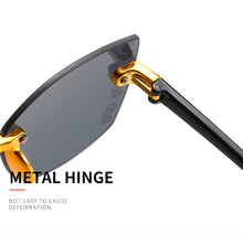 Load image into Gallery viewer, 2023 Stylish Rimless Children Cat Eye Sunglasses Kid Square Pink Gradient Sun Glasses Boy Girl Goggle UV400 Eyewear