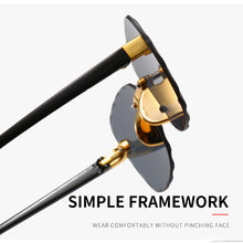 Load image into Gallery viewer, 2023 Stylish Rimless Children Cat Eye Sunglasses Kid Square Pink Gradient Sun Glasses Boy Girl Goggle UV400 Eyewear