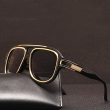 Load image into Gallery viewer, 2023 Sunglasses Black Frame Gray Flakes Slim Sunglasses Men and Women Same Style Sunglasses