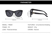 Carica l&#39;immagine nel visualizzatore di Gallery, 2023 Sunglasses Ladies Polarized Sunglasses Women&#39;s Polarized Lenses D-shaped Shades for Women очки солнечные женские
