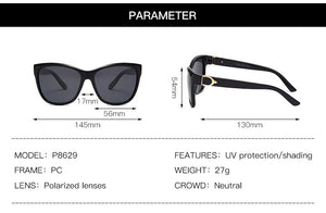 2023 Sunglasses Ladies Polarized Sunglasses Women's Polarized Lenses D-shaped Shades for Women очки солнечные женские