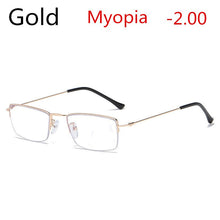 Load image into Gallery viewer, 2022  Titanium Alloy Pochromic Gray Women's Men's Myopia Glasses Student Optical Glasses 0 -0.5 -0.75 -1.0 to -6