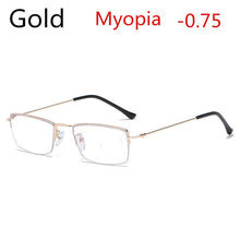 Load image into Gallery viewer, 2022  Titanium Alloy Pochromic Gray Women's Men's Myopia Glasses Student Optical Glasses 0 -0.5 -0.75 -1.0 to -6