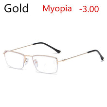 Load image into Gallery viewer, 2022  Titanium Alloy Pochromic Gray Women's Men's Myopia Glasses Student Optical Glasses 0 -0.5 -0.75 -1.0 to -6