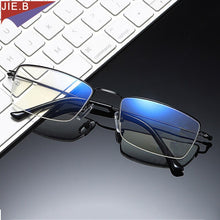 Load image into Gallery viewer, 2022  Titanium Alloy Pochromic Gray Women's Men's Myopia Glasses Student Optical Glasses 0 -0.5 -0.75 -1.0 to -6
