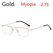 Load image into Gallery viewer, 2022  Titanium Alloy Pochromic Gray Women's Men's Myopia Glasses Student Optical Glasses 0 -0.5 -0.75 -1.0 to -6