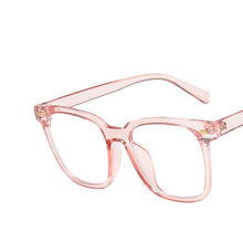 Carica l&#39;immagine nel visualizzatore di Gallery, 2023 Trend Anti Blue Eyeglasses Myopia Eye Glasses Retro Super Large Frame Flat Mirror Unisex Computer Optical Eyewear