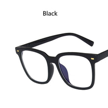 Carica l&#39;immagine nel visualizzatore di Gallery, 2023 Trend Anti Blue Eyeglasses Myopia Eye Glasses Retro Super Large Frame Flat Mirror Unisex Computer Optical Eyewear