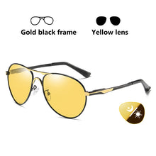 Carica l'immagine nel visualizzatore di Gallery, 2022  Trend Intelligent Aviation Pochromic Sunglasses Polarized Men Day Night Vision Driving Sun Glasses Male gafas de sol