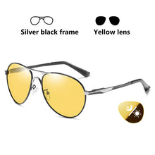 Carica l'immagine nel visualizzatore di Gallery, 2022  Trend Intelligent Aviation Pochromic Sunglasses Polarized Men Day Night Vision Driving Sun Glasses Male gafas de sol