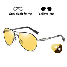 Carica l'immagine nel visualizzatore di Gallery, 2022  Trend Intelligent Aviation Pochromic Sunglasses Polarized Men Day Night Vision Driving Sun Glasses Male gafas de sol
