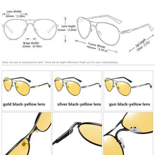 Carica l'immagine nel visualizzatore di Gallery, 2022  Trend Intelligent Aviation Pochromic Sunglasses Polarized Men Day Night Vision Driving Sun Glasses Male gafas de sol