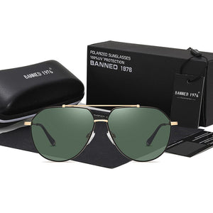 2023 Trend Quality Alloy Men's Sunglasses Original Polarized Sun glasses Women Aviation Mirror Eyewear Oculos De Sol