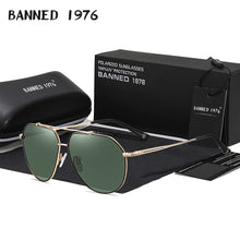 Load image into Gallery viewer, 2023 Trend Quality Alloy Men&#39;s Sunglasses Original Polarized Sun glasses Women Aviation Mirror Eyewear Oculos De Sol
