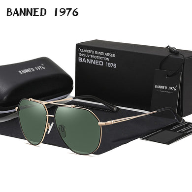 2023 Trend Quality Alloy Men's Sunglasses Original Polarized Sun glasses Women Aviation Mirror Eyewear Oculos De Sol