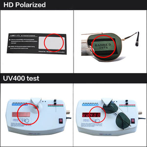 2023 Trend Quality Alloy Men's Sunglasses Original Polarized Sun glasses Women Aviation Mirror Eyewear Oculos De Sol