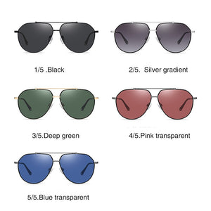 2023 Trend Quality Alloy Men's Sunglasses Original Polarized Sun glasses Women Aviation Mirror Eyewear Oculos De Sol