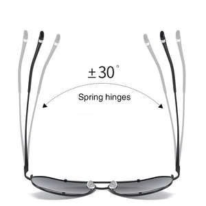 2023 Trend Quality Alloy Men's Sunglasses Original Polarized Sun glasses Women Aviation Mirror Eyewear Oculos De Sol