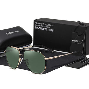 2023 Trend Quality Alloy Men's Sunglasses Original Polarized Sun glasses Women Aviation Mirror Eyewear Oculos De Sol