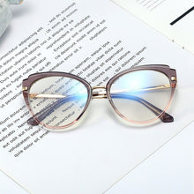 Load image into Gallery viewer, 2022  Trendy Vintage Cat Eye Glasses Frame Women  Optical Anti-blue Eyeglasses Female Computer Transparent Spectacles