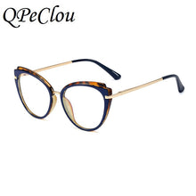 Load image into Gallery viewer, 2022  Trendy Vintage Cat Eye Glasses Frame Women  Optical Anti-blue Eyeglasses Female Computer Transparent Spectacles