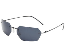 Load image into Gallery viewer, 2023 Ultralight Rimless titanium Men Driving Sun Glasses The Matrix Neo Style Polarized Sunglasses Oculos De Sol