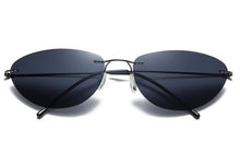 Load image into Gallery viewer, 2023 Ultralight Rimless titanium Men Driving Sun Glasses The Matrix Neo Style Polarized Sunglasses Oculos De Sol