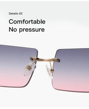Load image into Gallery viewer, 2023  Uncut Online Celebrity Sunglasses European and American Personality Glasses  Street Shooting Sunglasses 310