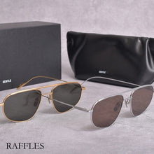 Carica l'immagine nel visualizzatore di Gallery, 2023 New V brand Fashion Korea Brand GM sunglass women Metal pilot sunglasses GENTLE RAFFLES  Polarized UV400 sun Glasses