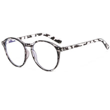 Carica l'immagine nel visualizzatore di Gallery, 2023 Versatile Simple Anti Blu Ray Flat Lens Women's Personalized Round Retro Temperament Art Glasses